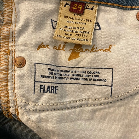 7 for all mankind denim jeans - Picture 3 of 6